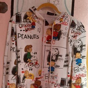 Colorful Peanuts Hoodie size small perfect condition